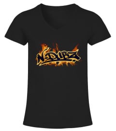 N-Dubz Flame Logo Hoodie Sweatshirt
