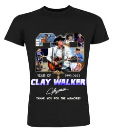 CLAY WALKER 29 YEARS OF 1993-2022