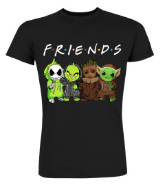 Grinch Groot Jack Skellington Baby Yoda Friends