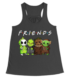 Grinch Groot Jack Skellington Baby Yoda Friends