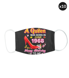 A Queen Was Born In June 1968 53rd Happy Birthday To Me Pink T-Shirt