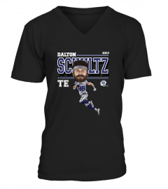 Dalton Schultz Cartoon Dallas Cowboys T Shirt