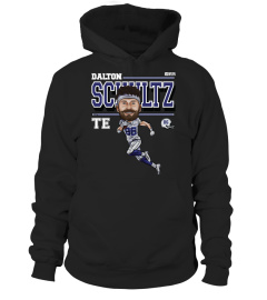 Dalton Schultz Cartoon Dallas Cowboys T Shirt