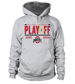 Official Fanatics Branded Heather Gray Ohio State Buckeyes 2022 College Football Playoff First Down Entry Hoodie