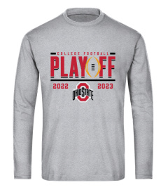 Official Fanatics Branded Heather Gray Ohio State Buckeyes 2022 College Football Playoff First Down Entry Hoodie