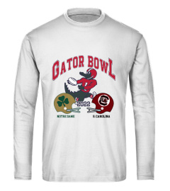 T Shirt Bull Ward Gator Bowl 2022 Notre Dame S Carolina