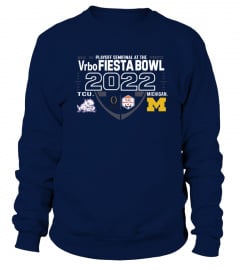 Michigan Football Shop 2022 College Football Playoff Fiesta Bowl Trophy Game Navy T Shirt
