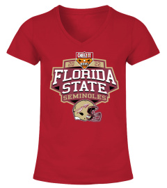 Official Ncaa Playoff Florida State Seminoles 2022 Cheez-It Bowl Helmet Tee