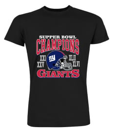 New York Giants 2023 Homage Red Super Bowl Classics T-Shirt