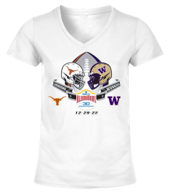 Ncaa Texas Longhorns Vs Washington Huskies 2022 Valero Alamo Bowl 2-Team Tee