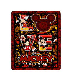 Limited Edition  Mickey Mouse BBB260371DB Sherpa Blanket