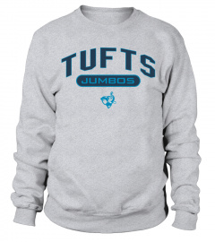 Champion Oatmeal Tufts Shirt University Jumbos Eco Powerblend Crewneck Pullover T Shirt