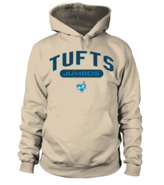 Champion Oatmeal Tufts Shirt University Jumbos Eco Powerblend Crewneck Pullover T Shirt