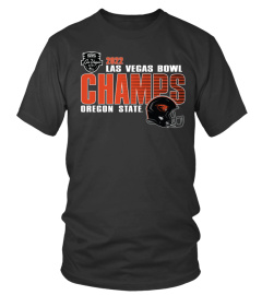 Blue 84 Las Vegas Bowl Champions Oregon State Beavers 2022 Las Vegas Bowl Champions T-Shirt