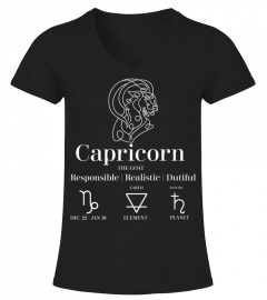 Capricorn Personality Starsign Zodiac Horoscope Tshirts And Merchandise Classic T Shirt