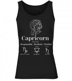 Capricorn Personality Starsign Zodiac Horoscope Tshirts And Merchandise Classic T Shirt