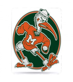 Miami Hurricanes Sherpa Fleece Blanket Gifts for Football Fans 001