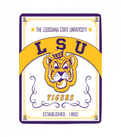 University of LSU Tigers Blanket Gifts for NCAA Fans 001