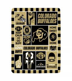 University of Colorado Buffaloes Sherpa Fleece Blanket Gifts for NCAA Fans 001