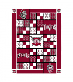 Troy Trojans Sherpa Fleece Blanket Gifts for NCAA Fans 001