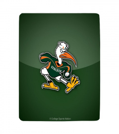University of Miami Hurricanes Blanket Gifts for NCAA Fans 001