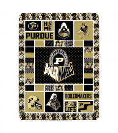 Purdue Boilermakers Sherpa Fleece Blanket Gifts for NCAA Fans 001