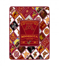 University of Minnesota Golden Gophers Sherpa Fleece Blanket Gifts for NCAA Fans 001