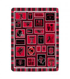 Texas Tech Red Raiders Sherpa Fleece Blanket Gifts for NCAA Fans 001