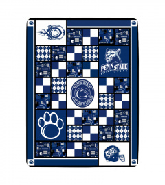 University of Penn State Nittany Lions Sherpa Fleece Blanket Gifts for NCAA Fans 001