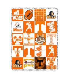 University of Tennessee Volunteers Sherpa Fleece Blanket Gifts for NCAA Fans 001