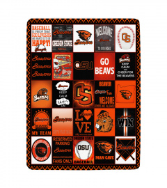 Oregon State Beavers Sherpa Fleece Blanket Gifts for NCAA Fans 001