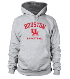 T-Shirt Gray Houston Cougars Basketball Name Drop