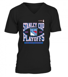 New York Rangers Fanatics Branded 2023 Stanley Cup Playoffs Big And Tall Playmaker T-Shirt