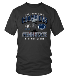 Official Nittany Lions Penn State Rose Bowl 2023 Champions T-Shirt