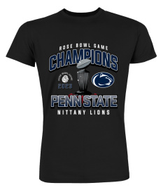 T-Shirt Fanatics Branded Charcoal Penn State Nittany Lions 2023 Rose Bowl Champions Hometown Celebration