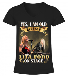 I SAW LITA FORD ON STAGE