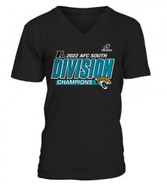 Men's Fanatics Branded Black 2022 Jacksonville Jaguars  AFC South Division Champions T Shirt