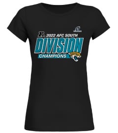 Men's Fanatics Branded Black 2022 Jacksonville Jaguars  AFC South Division Champions T Shirt