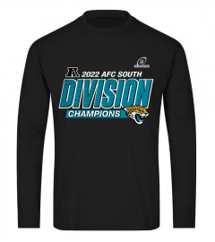 Men's Fanatics Branded Black 2022 Jacksonville Jaguars  AFC South Division Champions T Shirt