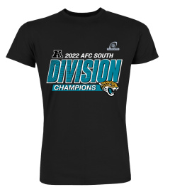 Men's Fanatics Branded Black 2022 Jacksonville Jaguars  AFC South Division Champions T Shirt