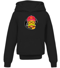 Coach Andy Reid Cheeseburger Hoodie Unisex By KC Chiefs Football