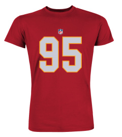 NFL Chiefs Merch Shop - Fanatics Branded Red Men's Kansas City Chiefs Players Chris Jones Name Number T Shirt