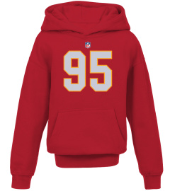NFL Chiefs Merch Shop - Fanatics Branded Red Men's Kansas City Chiefs Players Chris Jones Name Number T Shirt