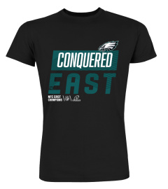 Locker Room Trophy Collection Men's Philadelphia Eagles 2022 NFC Conquerd East Division Champions T Shirt