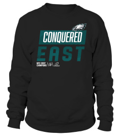 2022 Women's Philadelphia Eagles NFC Conquerd East Division Champions T Shirt