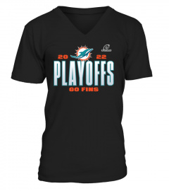 NFL Dolphins Shop - Fanatics Branded Charcoal 2022 Men's Miami Dolphins Nfl Playoffs T Shirt Our Time