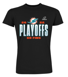 NFL Dolphins Shop - Fanatics Branded Charcoal 2022 Men's Miami Dolphins Nfl Playoffs T Shirt Our Time