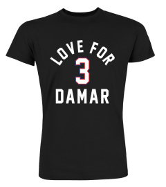 NFL Buffalo Bills Merch - Love For 3 Damar Sweatshirt Hoodie Nike  Black Unisex