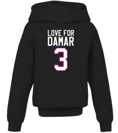 Buffalo Bills Merch - Love For Damar T Shirt Men's