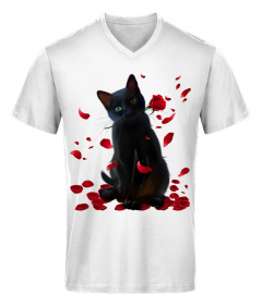 Black Cat Lovers Gifts Shirt Valentine Gift For Cat Mom Cat Dad Hoodie